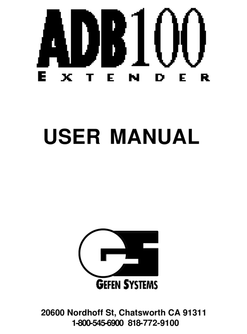 Gefen ADB-100 user manual