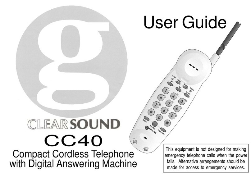 Geemarc ClearSound CC40 User manual