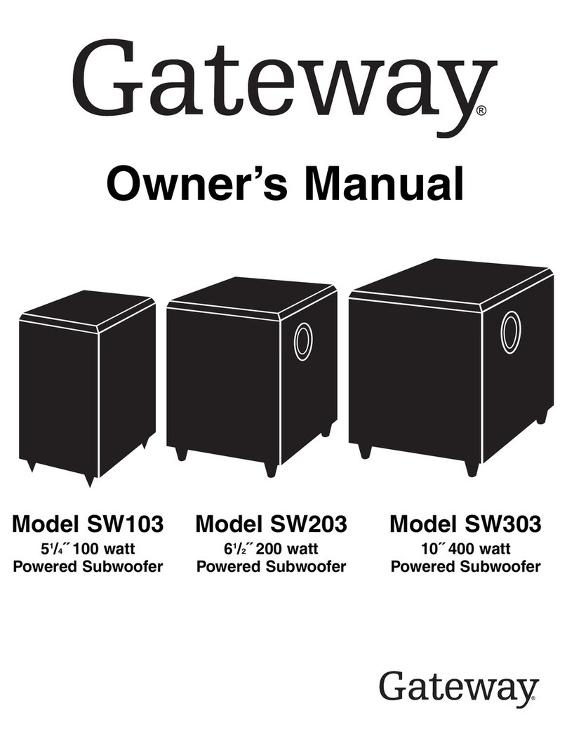 Gateway SW103 User manual