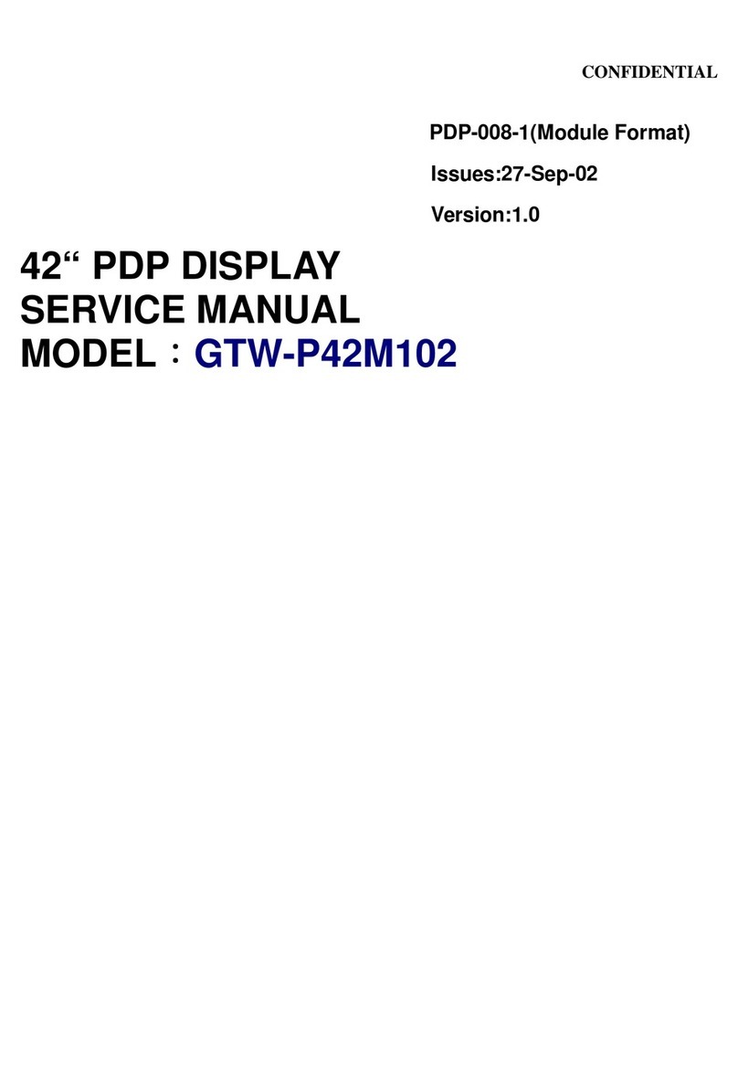 Gateway GTW-P42M102 User manual