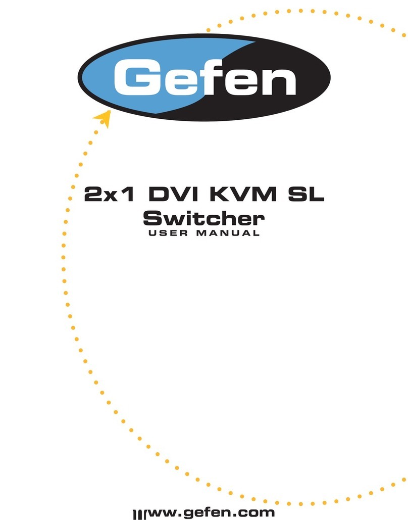 Gefen DVIKVM-241SL user manual