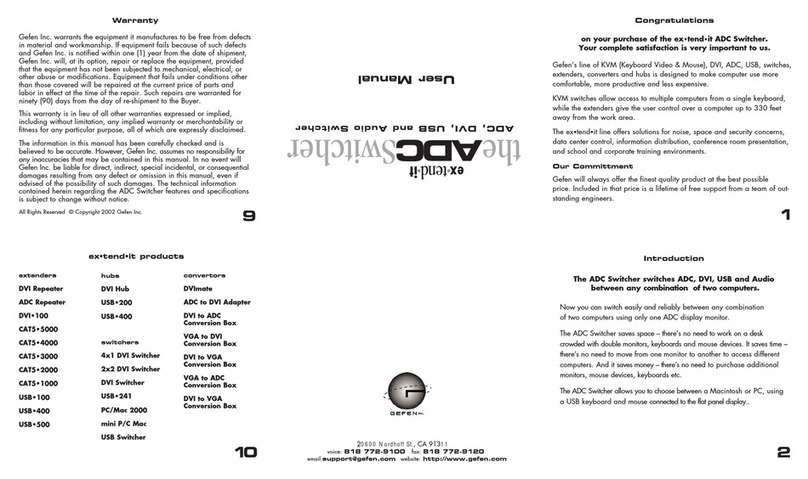 Gefen ADC-241 user manual