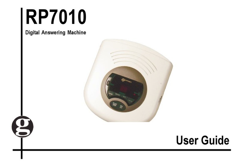 Geemarc RP7010 user guide