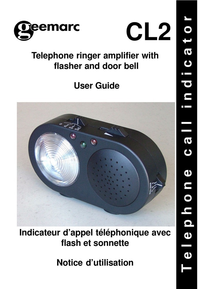 Geemarc CL2 User manual