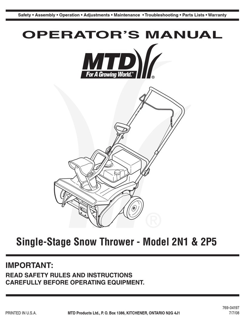 MTD 2N1 Operator's manual