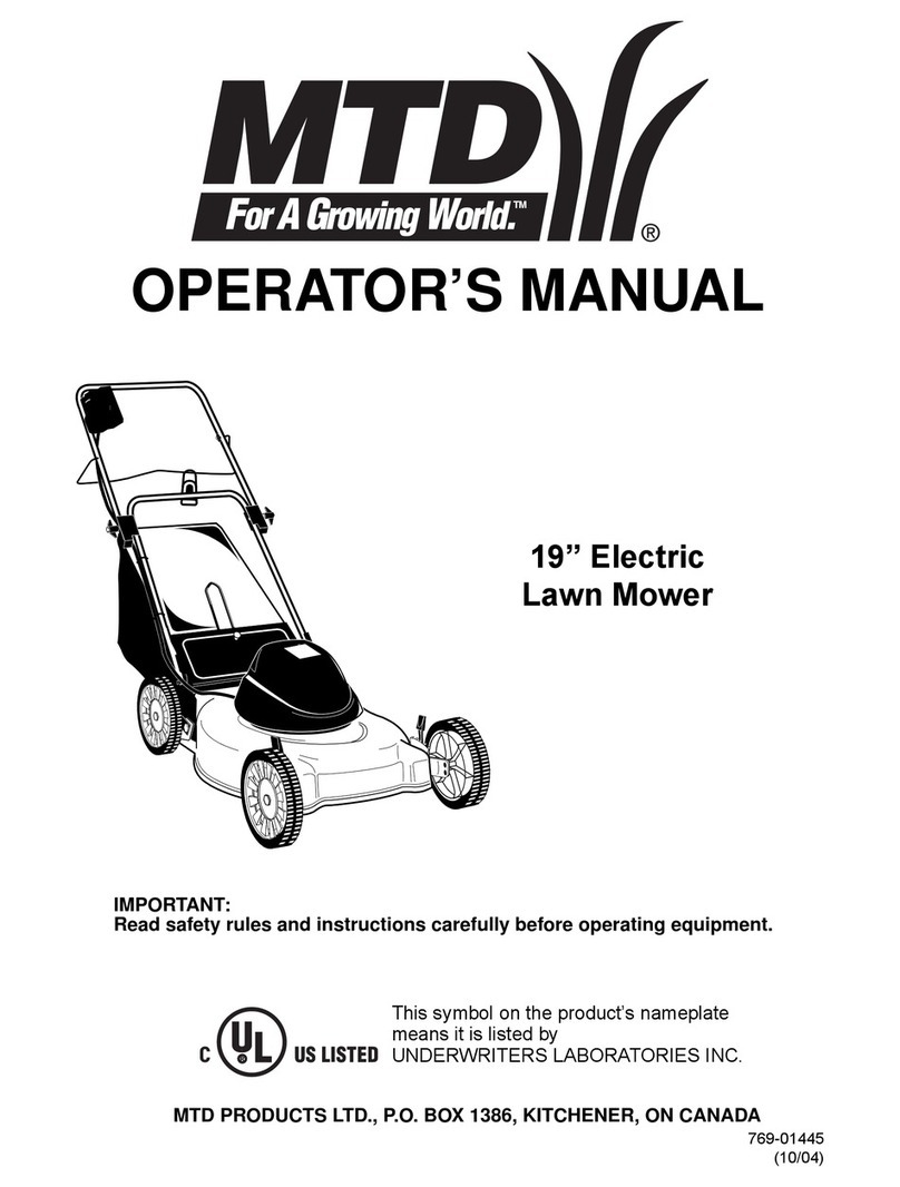 MTD 769-01445 User manual