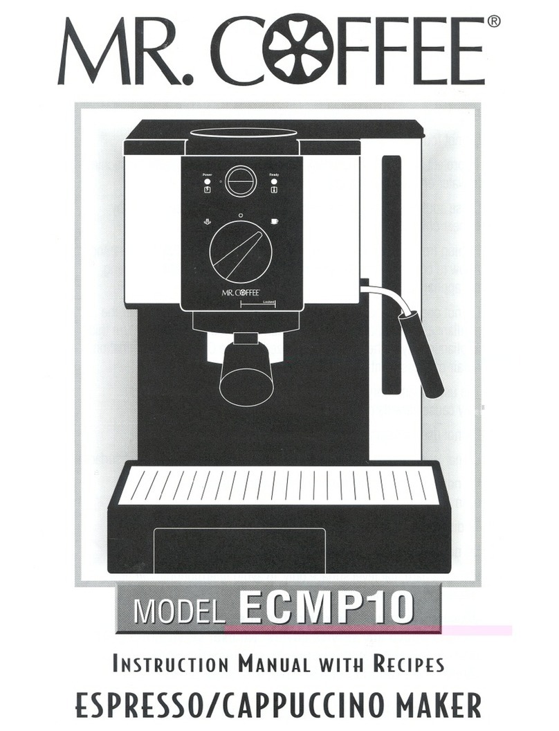 Mr. Coffee ECMP10 User manual