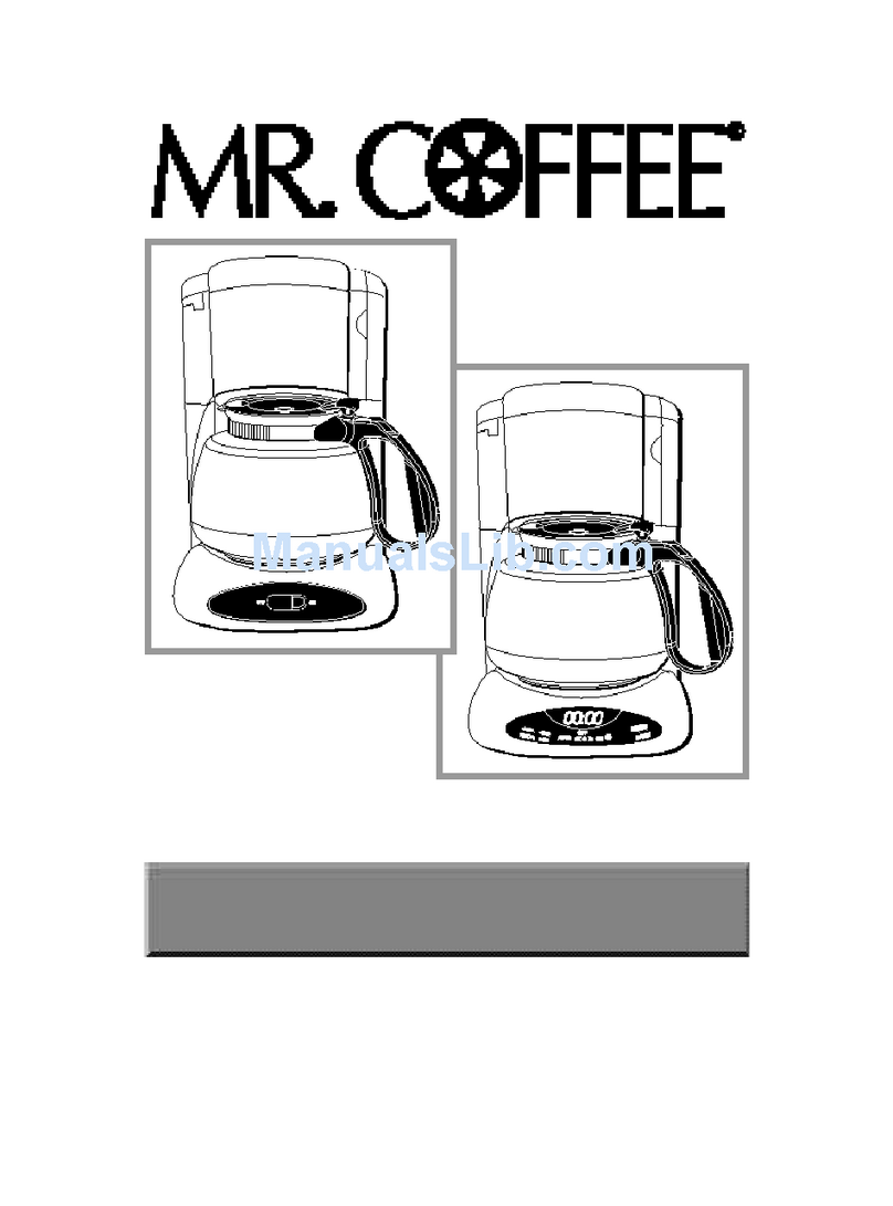 Mr. Coffee NL12 User manual