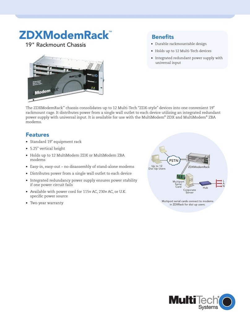 Multitech ZDXModemRack EN61000-3-2 User manual
