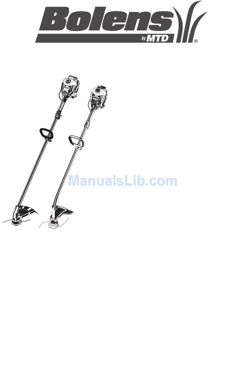 Bolens BL100 User manual