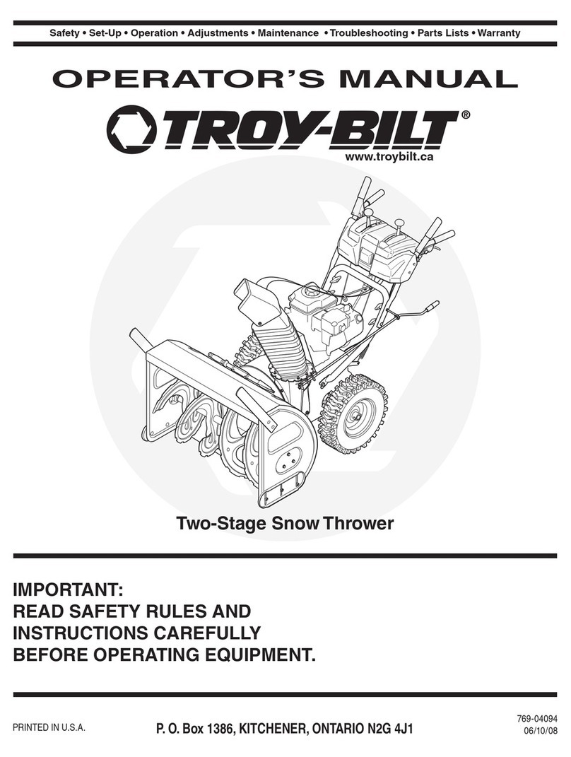 Troy-Bilt Troy-Bilt Operator's manual