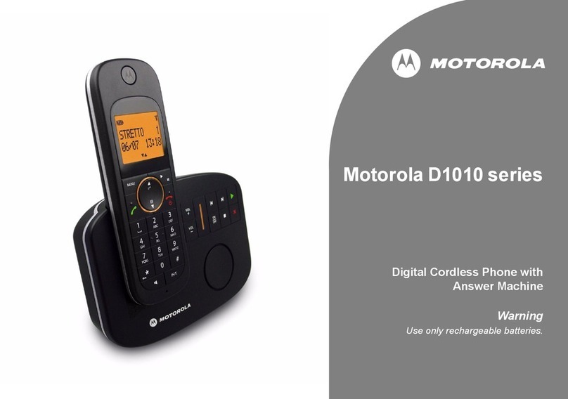 Motorola D1010 Series user manual