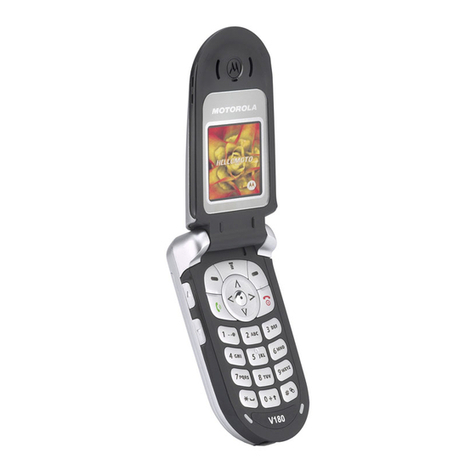 Motorola V180 User manual