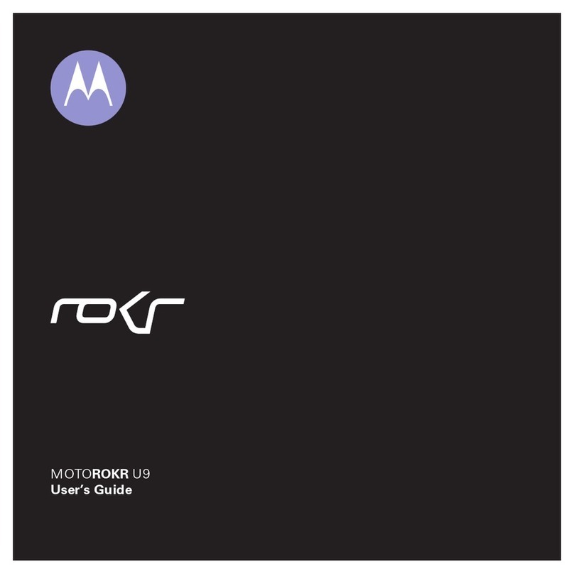 Motorola Motorokr U9 User manual