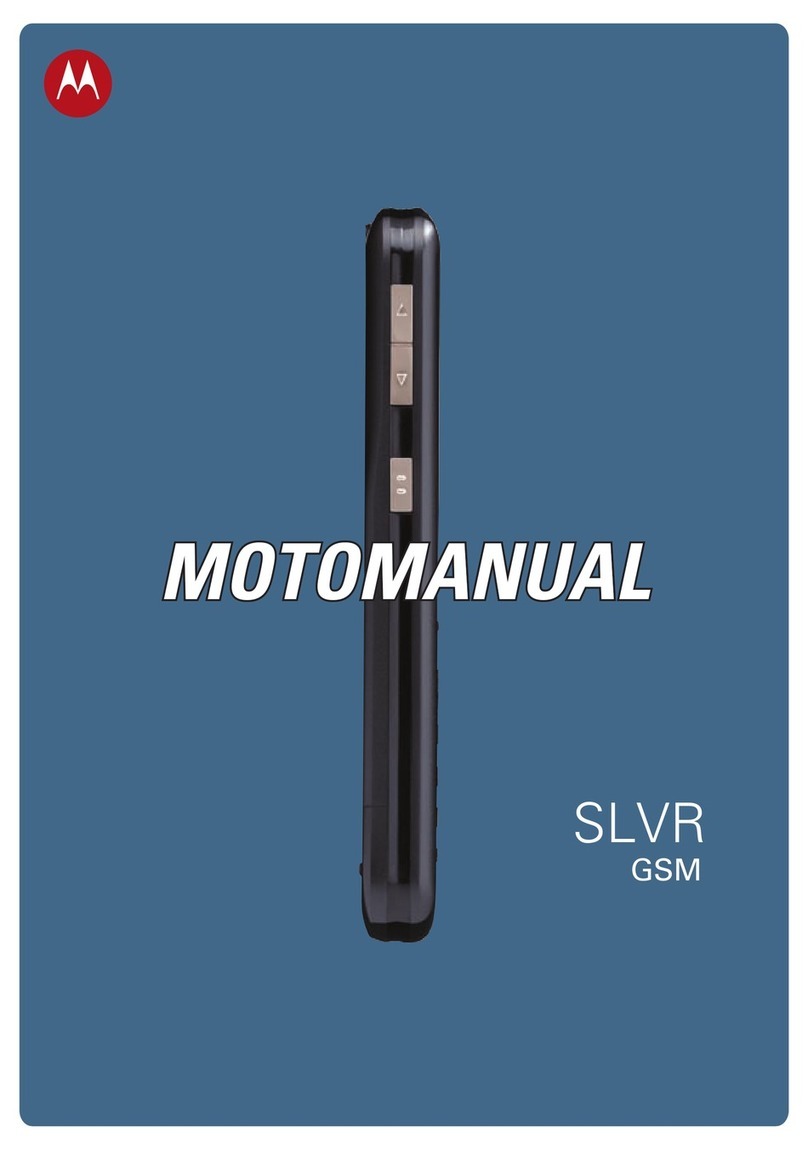 Motorola SLVR SLVR GSM User manual Motorola SLVR SLVR GSM User manual