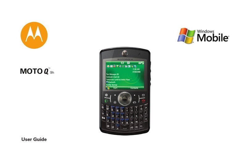 Motorola MOTO Q 6802935J46 User manual