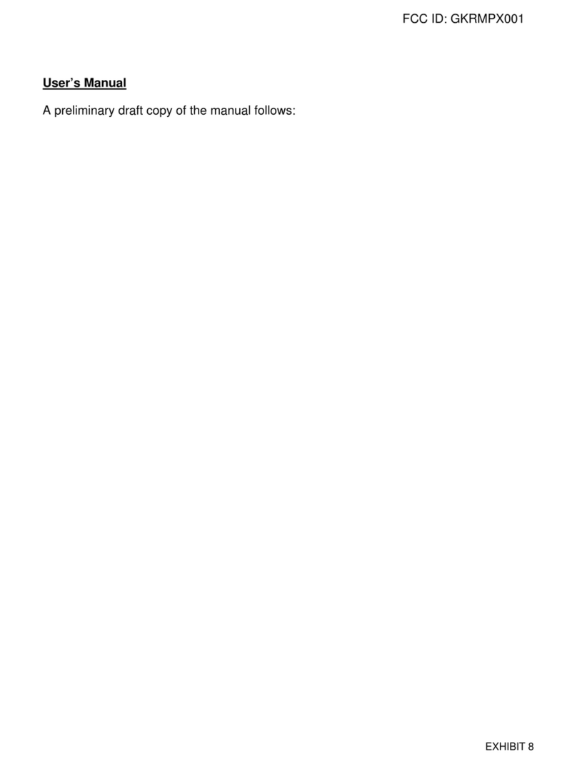 Motorola GKRMPX001 User manual