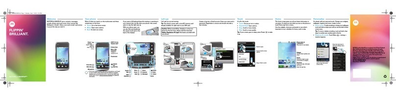 Motorola BACKFLIP MB300 User manual
