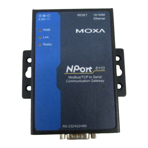 Moxa Technologies 6110 User manual