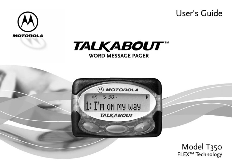 Motorola TalkAbout T350 User manual Motorola TalkAbout T350 User manual