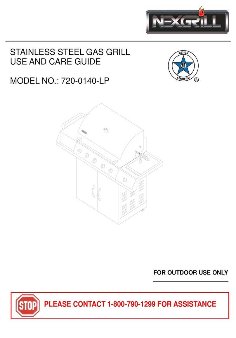 Nexgrill 720-0140-LP Use and care guide