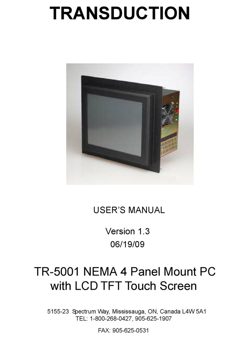 Transduction TR-5001 user manual