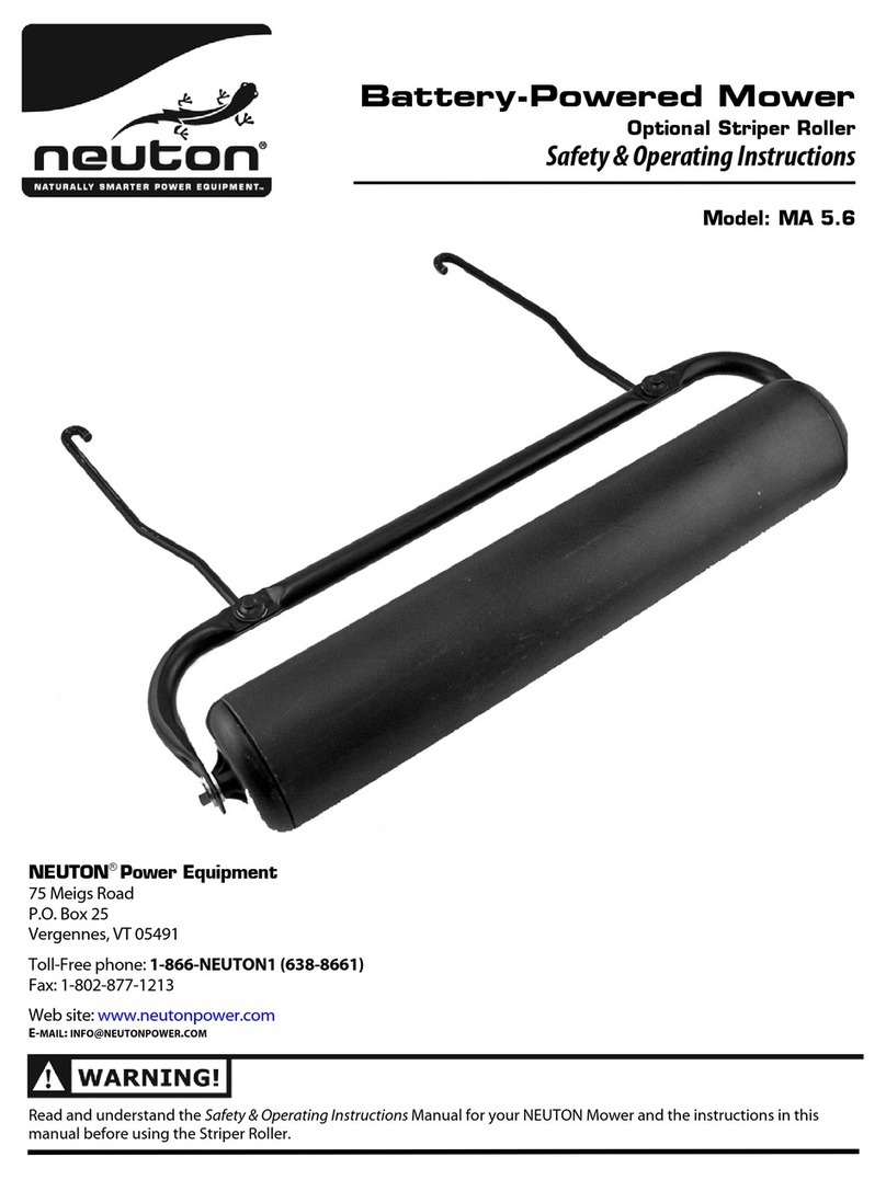 Neuton MA 5.6 Safety & Operating Instructions
