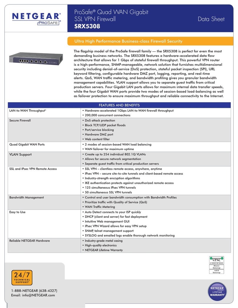 NETGEAR ProSAFE SRX5308 User manual