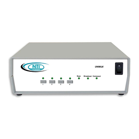 Network Technologies NTI UNIMUX UNIMUX-USBV-4 User manual