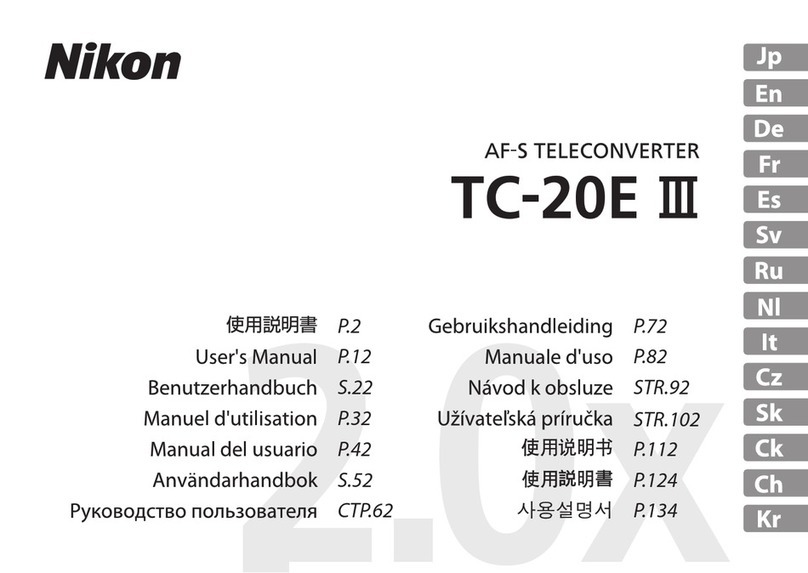 Nikon AF-S TC-20E III user manual