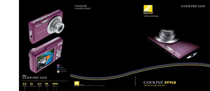 Nikon Coolpix S210 User manual