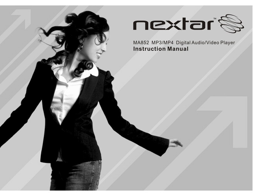 Nextar MA852s User manual