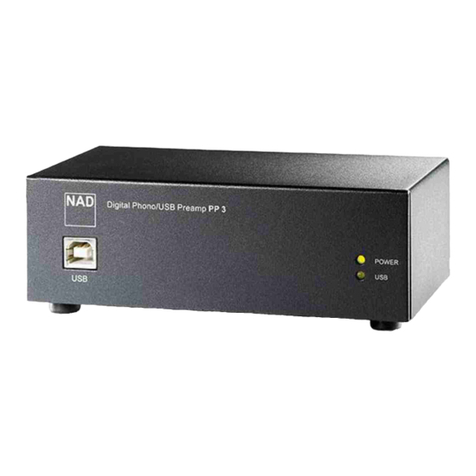 NAD PP-3 User manual
