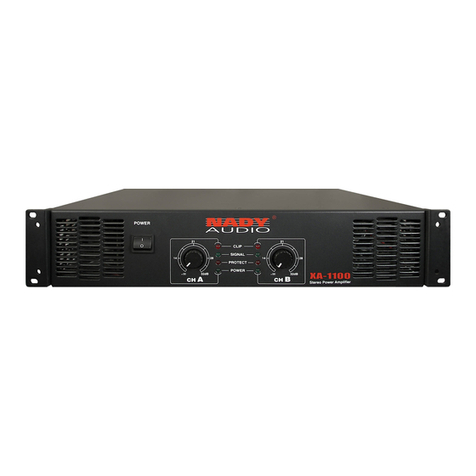 Nady Audio SPA 850 User manual