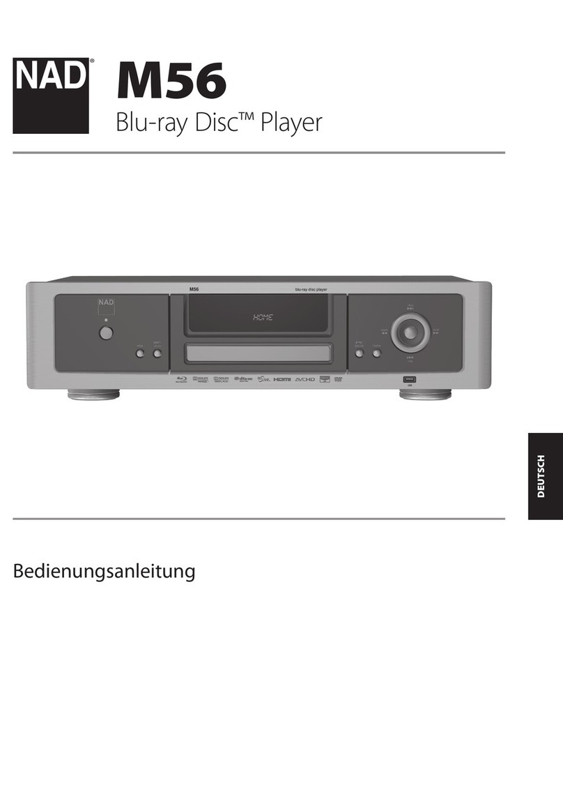 NAD M56 Bedienungsanleitung