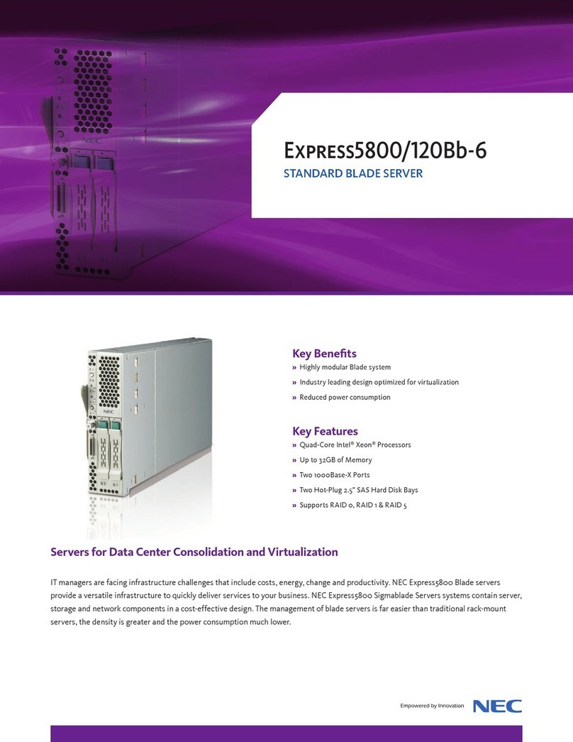 NEC Express5800/120Bb-6 User manual