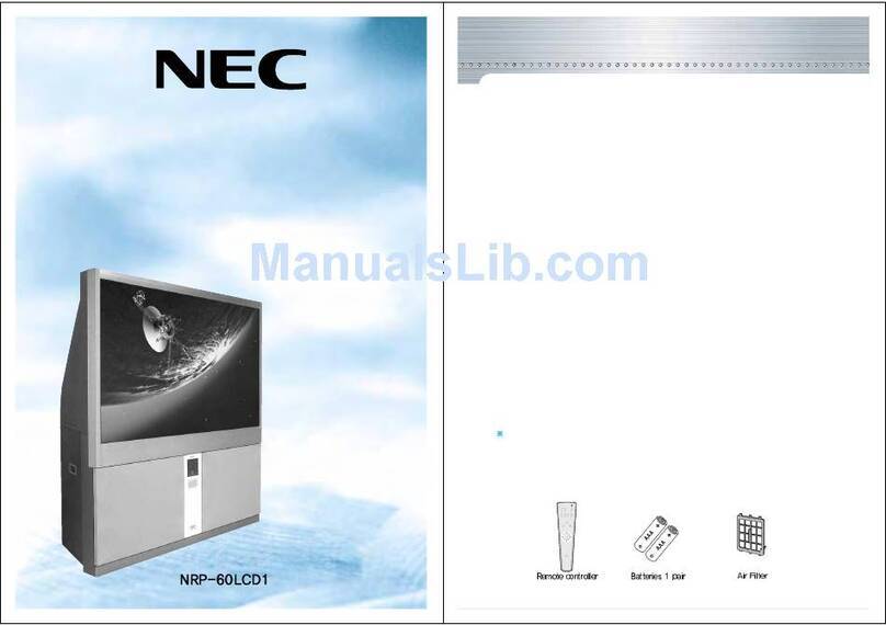 NEC NRP-60LCD1 User manual