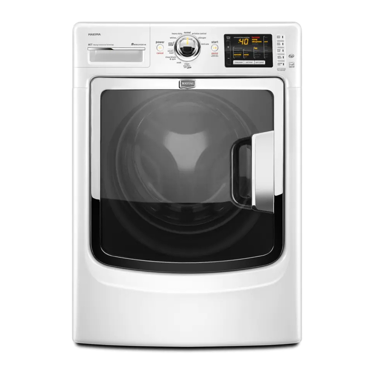Maytag FRONT-LOADING AUTOMATIC WASHER W10254495A Use and care guide