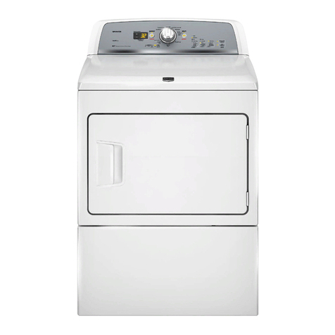 Maytag MEDX600XW User manual
