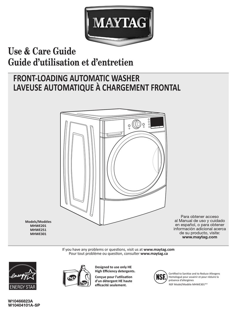 Maytag W10394275D User manual