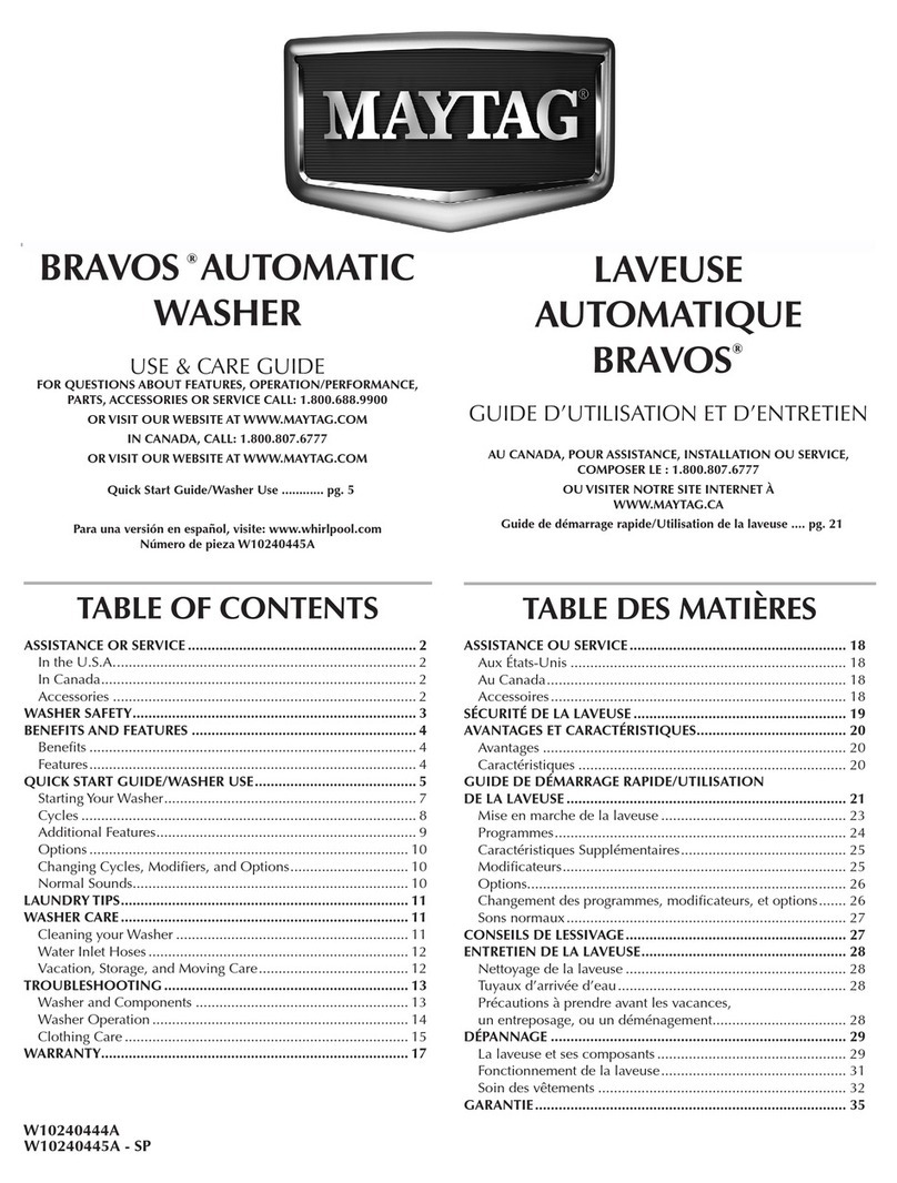 Maytag W10240444A User manual