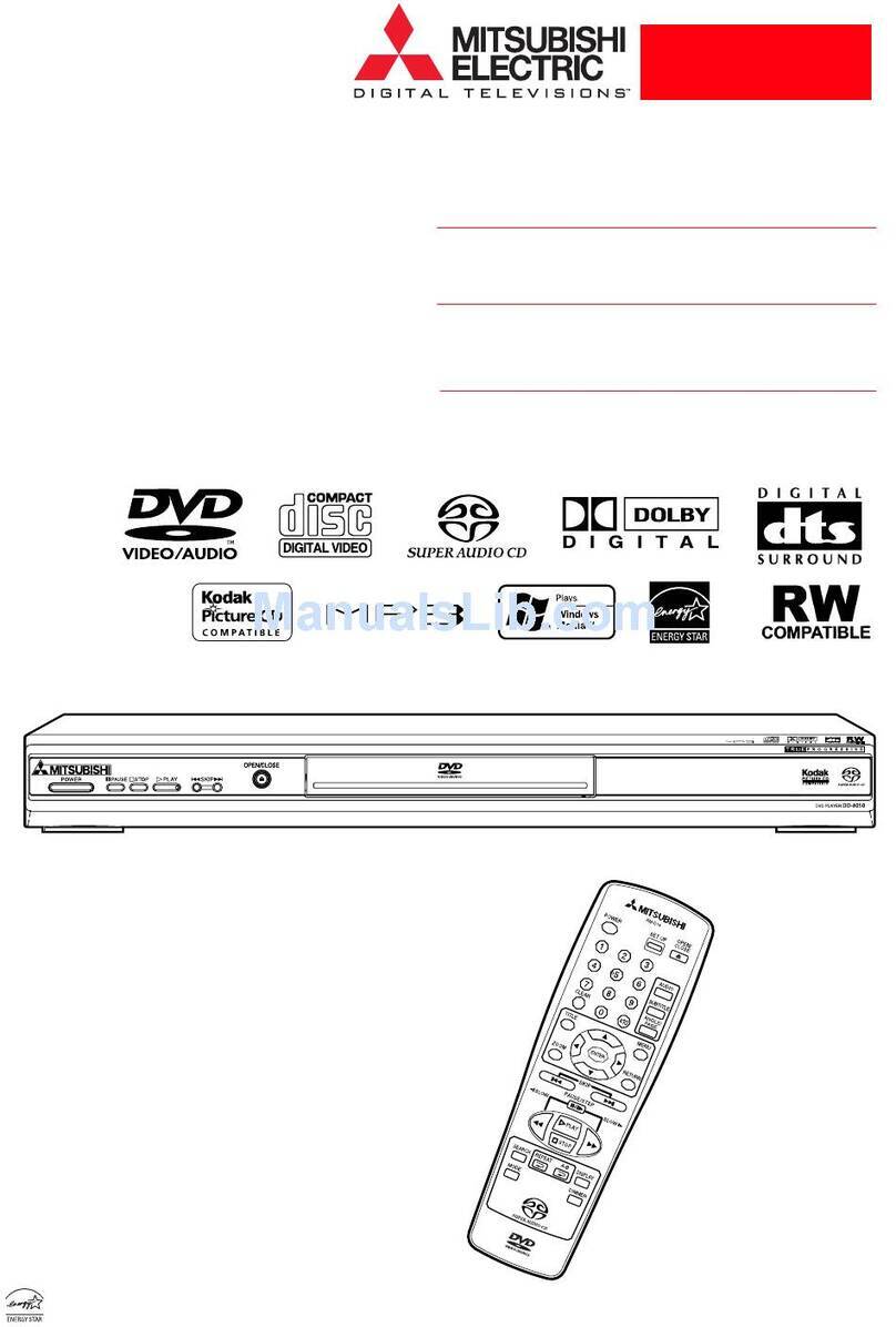 Mitsubishi DD-8050 User manual