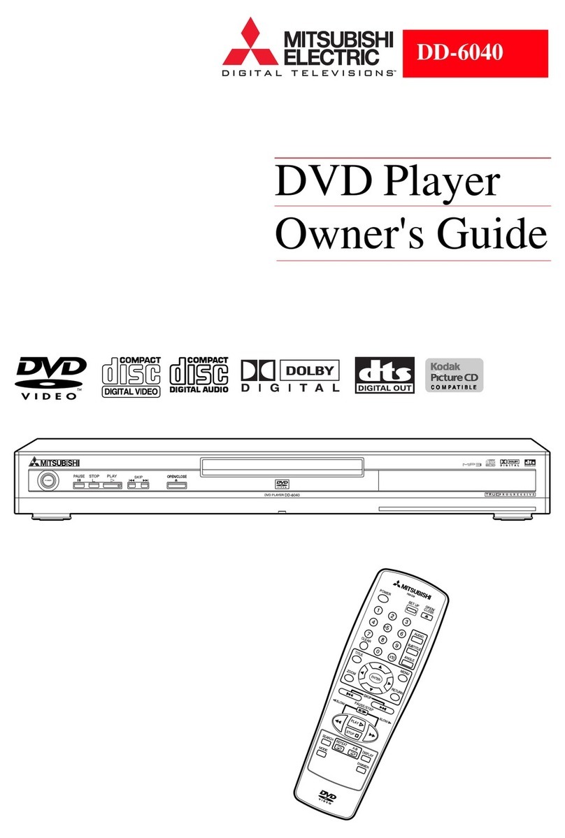 Mitsubishi DD-6040 owner's guide