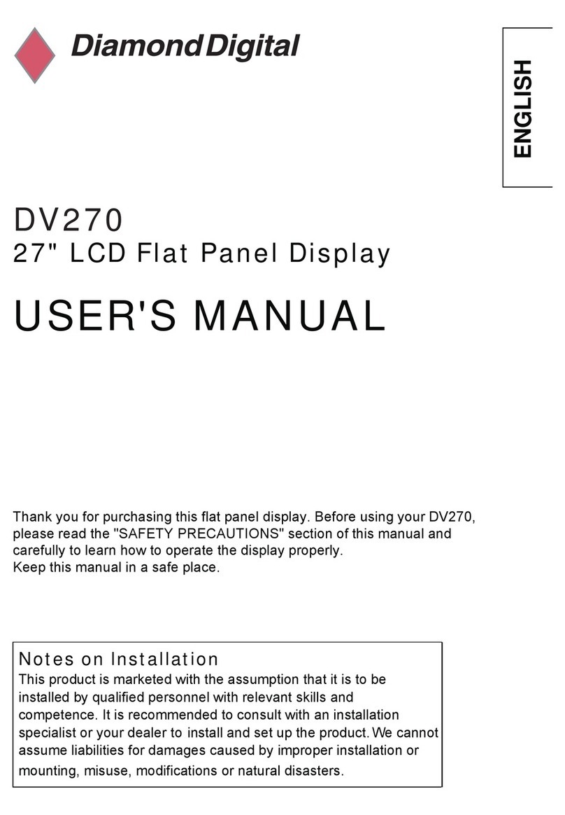 Mitsubishi DiamondDigital DV270 User manual