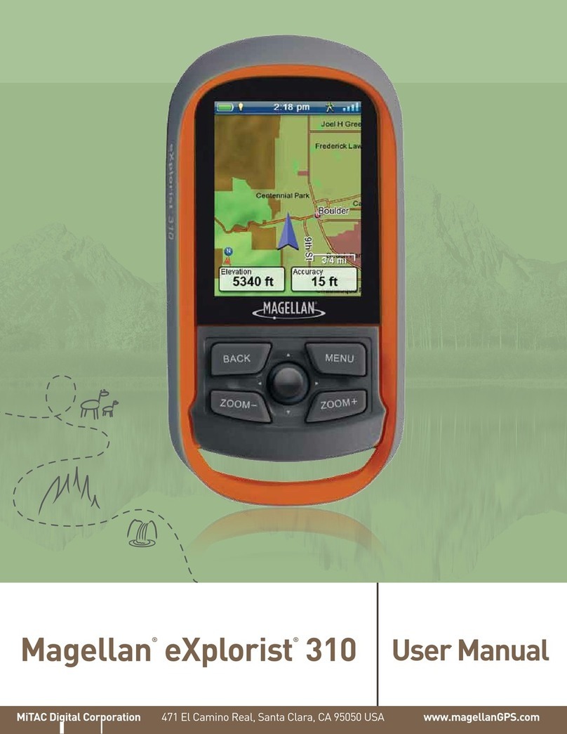Magellan eXplorist 310 user manual
