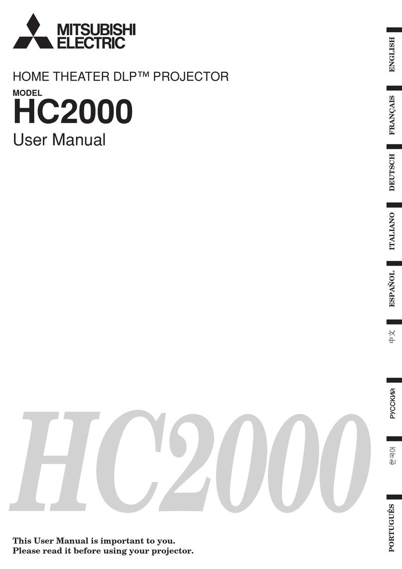 Mitsubishi HC2000 User manual