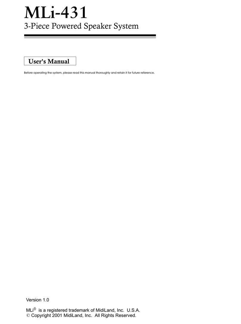 MidiLand MLI-431 user manual