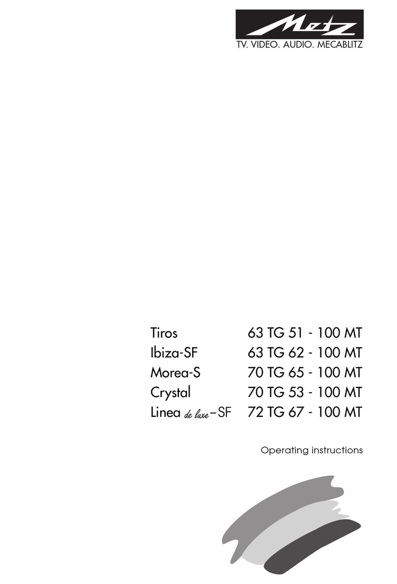 Metz 63 TG51, 63 62, 70 65, 70 53, User manual Metz 63 TG51, 63 62, 70 65, 70 53, User manual