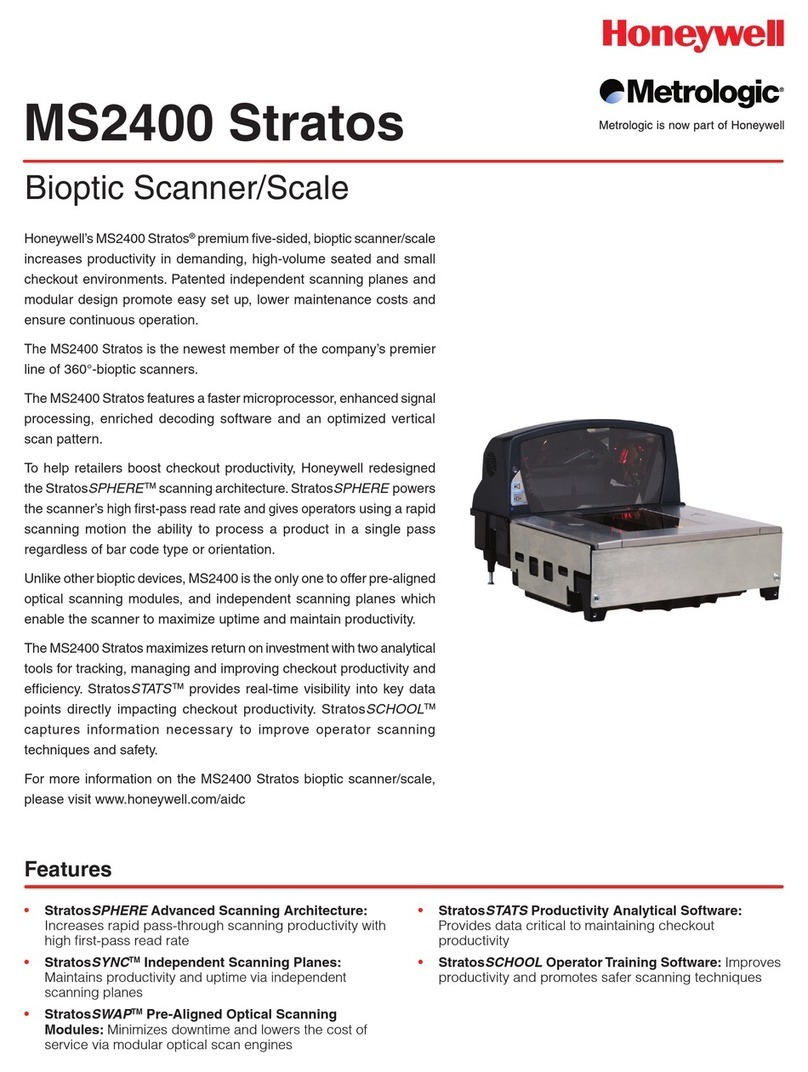Honeywell Stratos MS2400 Specification sheet