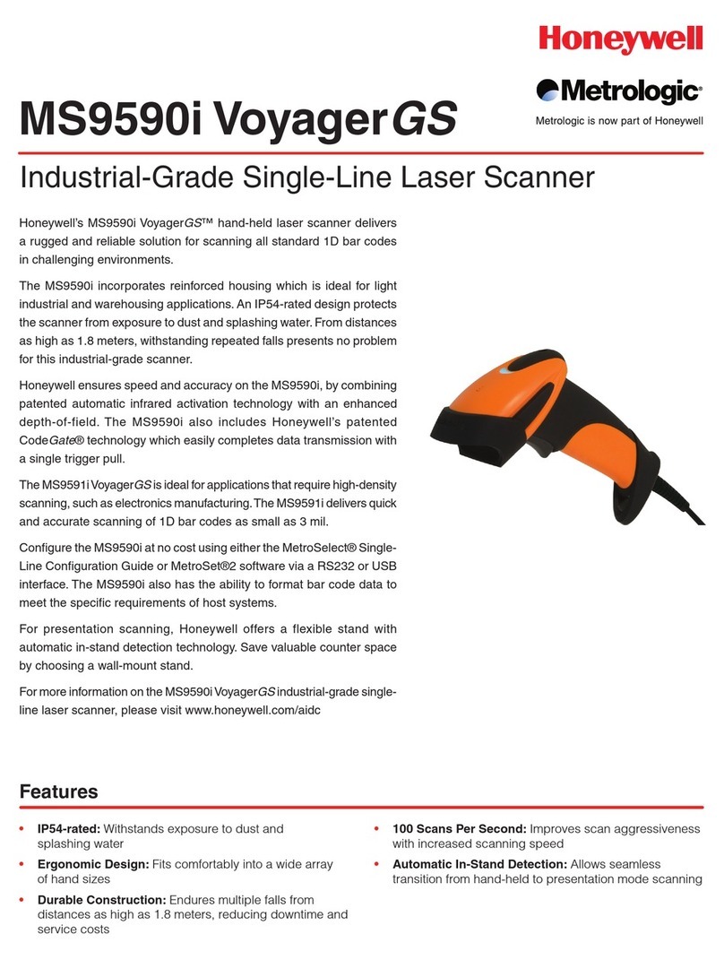 Honeywell VoyagerGS MS9590i User manual Honeywell VoyagerGS MS9590i User manual